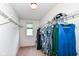 Walk-in closet with shelving and ample space for organizing clothing at 16753 Workington Way, Westfield, IN 46074