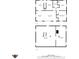 Detailed floor plan illustrating the layout of the home and dimensions at 2315 Caldwell Pl, Columbus, IN 47201