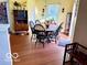 Cozy dining room features hardwood floors and window with natural light at 2992 Sentiment Ln, Greenwood, IN 46143