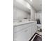 Bright bathroom featuring double sinks, modern fixtures, and a shower-tub combo at 3719 Lexham Ct, Danville, IN 46122
