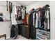 The closet shows shelving and hanging racks, offering an efficient storage solution for clothing and accessories at 3719 Lexham Ct, Danville, IN 46122