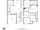 Floor plans of the first and second floor of a 2375 sq ft house featuring 4 bedrooms and 3 bathrooms at 3719 Lexham Ct, Danville, IN 46122