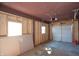 Spacious unfinished garage with ample storage, ready for customization to suit any homeowner's needs at 3813 N Hartman Dr, Indianapolis, IN 46226