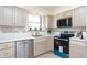 Bright kitchen featuring stainless steel appliances, light wood cabinets and a neutral backsplash at 3813 N Hartman Dr, Indianapolis, IN 46226