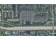 An aerial view of the house in the neighborhood at 3832 Kilburn Ct, Indianapolis, IN 46228
