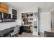 Functional home office with a spacious closet, shelving, and modern decor at 3832 Kilburn Ct, Indianapolis, IN 46228