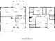 Detailed floor plan showcasing the layout of the home's first and second floors at 6615 Aberdeen Dr, McCordsville, IN 46055