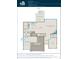 The first floor plan includes a kitchen, gathering room, flex room, pantry and 2-car garage at 8445 Morgan Ln, Zionsville, IN 46077