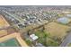 An aerial view of the neighborhood featuring sidewalks and green space at 856 Parker Ln, Westfield, IN 46074