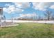 Large backyard featuring a well-maintained lawn, white fence, and room for outdoor activities at 856 Parker Ln, Westfield, IN 46074