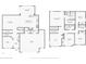 Combined floor plans featuring the layout of the entire home at 856 Parker Ln, Westfield, IN 46074