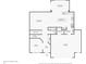 First floor plan featuring kitchen, living room, bathrooms, and garage at 856 Parker Ln, Westfield, IN 46074