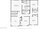 Second floor plan featuring bedrooms, bathrooms, closets, and loft at 856 Parker Ln, Westfield, IN 46074
