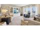 Comfortable living room featuring a built-in entertainment center and plush seating at 856 Parker Ln, Westfield, IN 46074