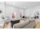 Inviting living area featuring neutral tones, comfortable seating, and stylish accents at 1129 Church St, Indianapolis, IN 46225