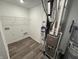 A spacious utility room features a modern furnace, washer and dryer hookups, and ample storage at 1195 Andromeda Dr, Franklin, IN 46131