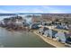 Waterfront home featuring a boat slip with stunning views of the open water at 12561 Marina View Dr, Indianapolis, IN 46256