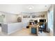 Bright home office with desk, natural light, and space for productivity at 12635 Braddock Ln, Noblesville, IN 46060