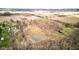 Spectacular aerial shot featuring the pond and several buildings on the property at 15123 E 196Th St, Noblesville, IN 46060