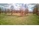 Aerial view of land with mature trees and a grassy field at 15123 E 196Th St, Noblesville, IN 46060