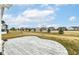 A serene backyard features a stamped concrete patio and a view of the surrounding neighborhood at 16406 Taconite Dr, Noblesville, IN 46060