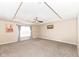 Spacious bedroom with natural light, ceiling fan, and neutral decor at 16406 Taconite Dr, Noblesville, IN 46060