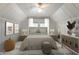 Nicely decorated and furnished bedroom featuring calm colors, nice furniture, and ample natural light at 1711 Kessler E Blvd, Indianapolis, IN 46220