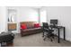 Well-lit office with comfortable seating and an ensuite bathroom at 1838 Alabama St, Indianapolis, IN 46202