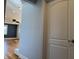 Doorway shot into a bright living room with hardwood floors and natural light at 204 W Pullman St, Waldron, IN 46182