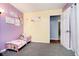 bedroom with carpet, decorated with light colors and personal touches at 348 W Stop 11 Rd, Indianapolis, IN 46217
