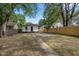 Spacious backyard featuring a white-sided house and a wooden fence, perfect for outdoor activities and privacy at 516 N Chester Ave, Indianapolis, IN 46201