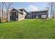 Large backyard with a well-maintained lawn and fenced area at 534 1/2 Amos Dr, Zionsville, IN 46077