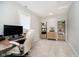 Home office featuring a modern desk, and stylish shelving at 534 1/2 Amos Dr, Zionsville, IN 46077