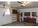 Spacious basement with storage shelves and cabinets at 5582 E State Road 144, Mooresville, IN 46158