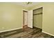 Bedroom with a closet and doors to other rooms at 5909 Furnas Rd, Indianapolis, IN 46221