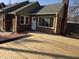 Exterior view of home featuring a new deck at 5915 Winthrop Ave, Indianapolis, IN 46220