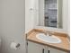 Bathroom featuring a vanity with a white sink and chrome fixtures at 6663 Black Antler Cir, Indianapolis, IN 46217