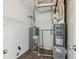Mechanical room with water heater and HVAC system at 6663 Black Antler Cir, Indianapolis, IN 46217