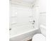 Clean bathroom with a shower and toilet at 698 Ridge Gate Dr, Brownsburg, IN 46112