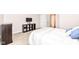 Comfortable bedroom with soft carpet, modern shelving and a tv at 698 Ridge Gate Dr, Brownsburg, IN 46112