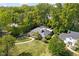 Stunning aerial view of a well-maintained home surrounded by mature trees and lush greenery at 6980 N Pennsylvania St, Indianapolis, IN 46220
