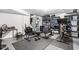 Finished basement, with home gym and additional storage area for the ultimate in convenience at 6980 N Pennsylvania St, Indianapolis, IN 46220