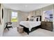 This bedroom features great natural light and a luxurious space at 16959 Sandhurst Pl, Westfield, IN 46074