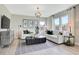 Bright living room with neutral tones, modern furniture, and lots of natural light at 16959 Sandhurst Pl, Westfield, IN 46074