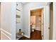 Cozy half bath, featuring a shower/tub combination, neutral tones, and modern fixtures at 2186 Chick Evans Way, Westfield, IN 46074
