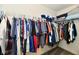 Walk-in closet with metal shelving and hanging rods to maximize storage space at 2186 Chick Evans Way, Westfield, IN 46074