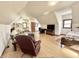 Large bedroom area with a bed, desk, and chairs at 3040 Old Morgantown Rd, Martinsville, IN 46151