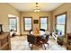 Cozy dining area with large windows and natural light, perfect for Gathering meals at 3040 Old Morgantown Rd, Martinsville, IN 46151