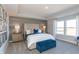 A stunning main bedroom featuring a large window offering plenty of natural light at 3547 Planck Cir, Danville, IN 46122