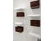 Well-organized closet featuring wire shelving, towels and baskets for storage at 3548 Planck Cir, Danville, IN 46122